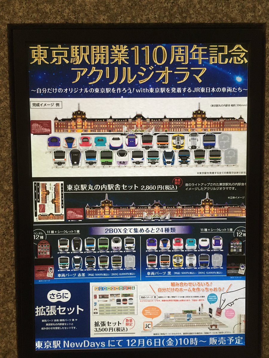 東京駅開業110周年記念 アクリルスタンドセット