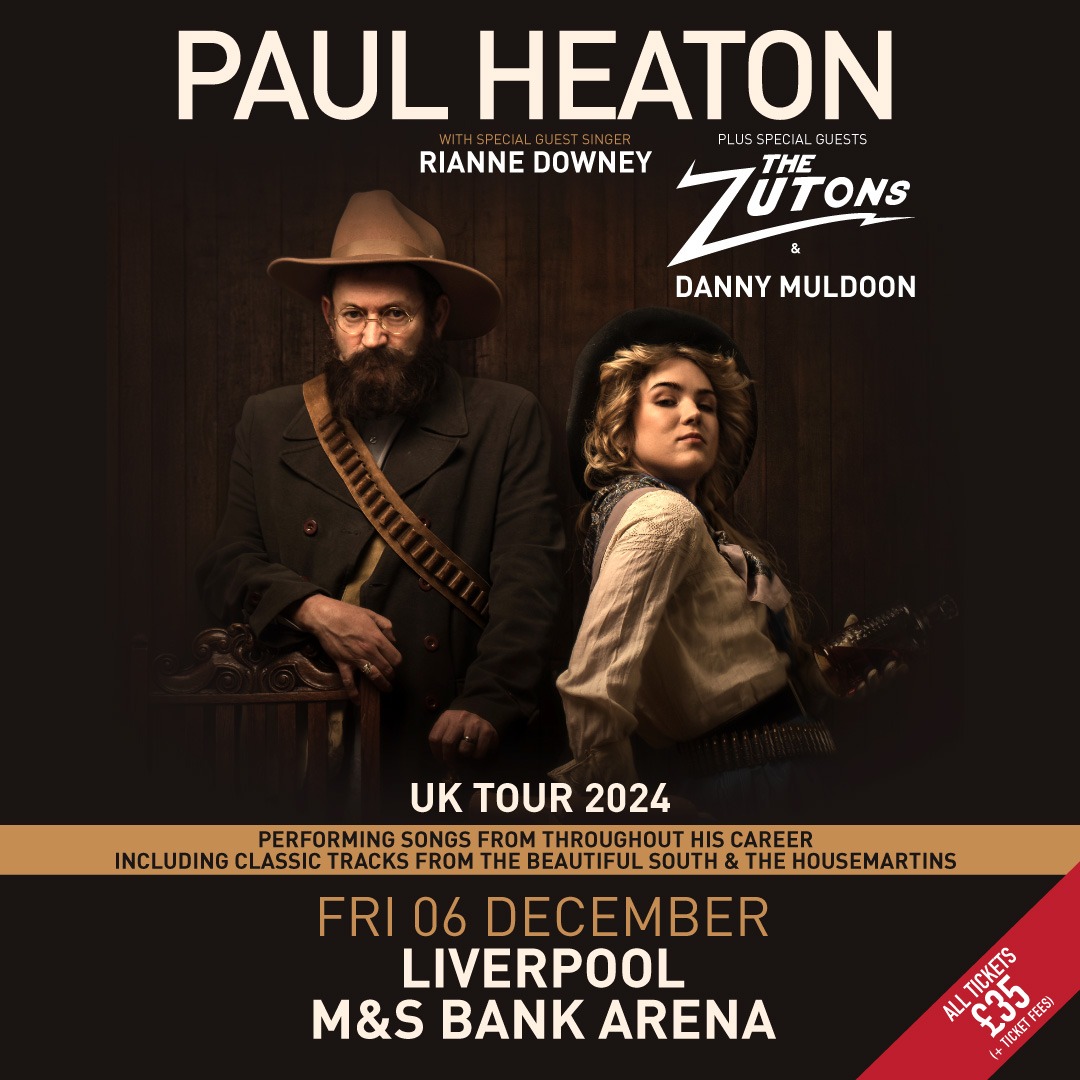 Paul Heaton (@paulheatonsolo) on Twitter photo Liverpool <a href="/MandSBankArena/">M&S Bank Arena Liverpool</a> stage times tonight
Doors 6:30pm
<a href="/DannyMuldoonUK/">Danny</a> 7pm
<a href="/ZutonsThe/">The Zutons</a> 7:35pm
<a href="/PaulHeatonSolo/">Paul Heaton</a> 8:45pm Liverpool <a href="/MandSBankArena/">M&S Bank Arena Liverpool</a> stage times tonight
Doors 6:30pm
<a href="/DannyMuldoonUK/">Danny</a> 7pm
<a href="/ZutonsThe/">The Zutons</a> 7:35pm
<a href="/PaulHeatonSolo/">Paul Heaton</a> 8:45pm