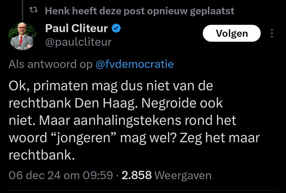 ooitkomthij's tweet photo. Als je wil laten zien hoe dom je bent.
Ook al staat er "prof" voor je naam...
#cliteur doet het even voor. https://t.co/JjB4Xl3nxf