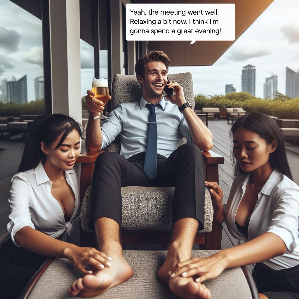 AlphaStanFR's tweet photo. How young Bosses enjoy life. 
#maledom #youngboss #bossworship #executive https://t.co/4B7zjU5DR9