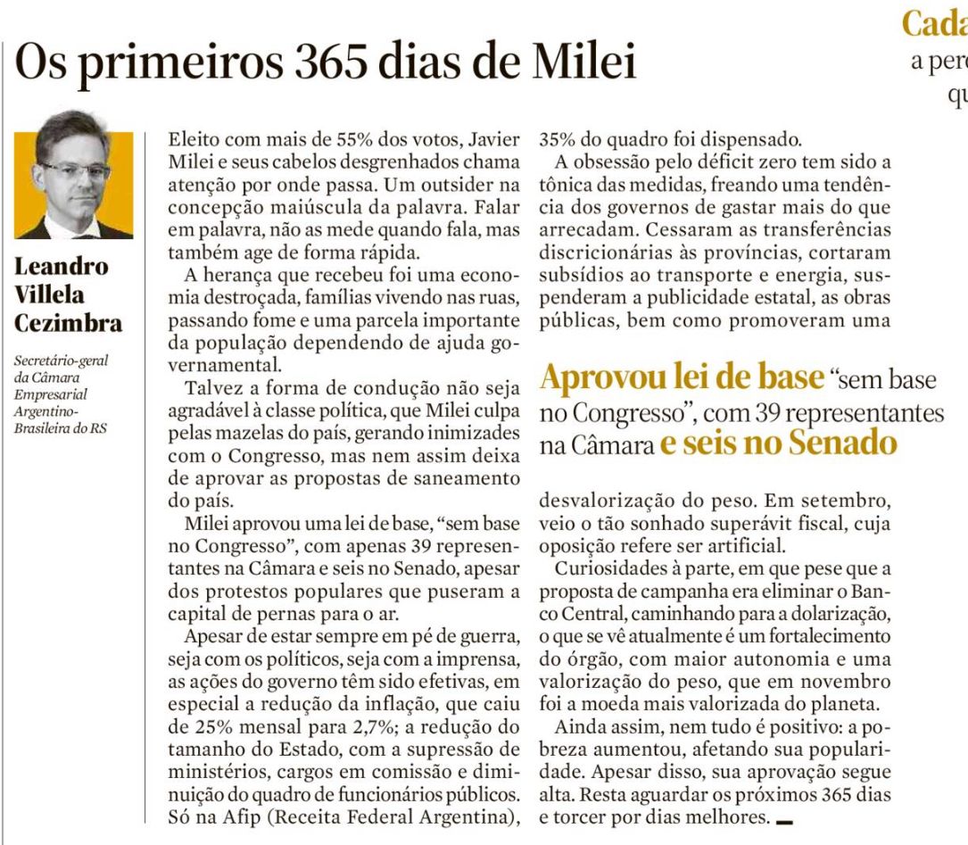 Meu artigo, hoje em Zero Hora...