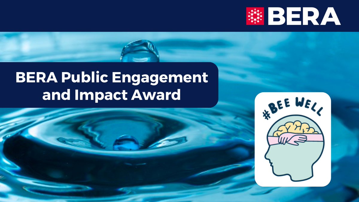 BERA (@beranews) on Twitter photo 🌟 We are delighted to announce that the winner of the 2024 BERA Public Engagement and Impact Award is the initiative, #BeeWell: Making Young People’s Wellbeing Everybody’s Business, led by the University of Manchester.
<a href="/BeeWellUK/">#BeeWell</a> <a href="/EducationUoM/">Manchester Institute of Education (MIE)</a> @UoMHums
bera.ac.uk/news/bera-anno… 🌟 We are delighted to announce that the winner of the 2024 BERA Public Engagement and Impact Award is the initiative, #BeeWell: Making Young People’s Wellbeing Everybody’s Business, led by the University of Manchester.
<a href="/BeeWellUK/">#BeeWell</a> <a href="/EducationUoM/">Manchester Institute of Education (MIE)</a> @UoMHums
bera.ac.uk/news/bera-anno…