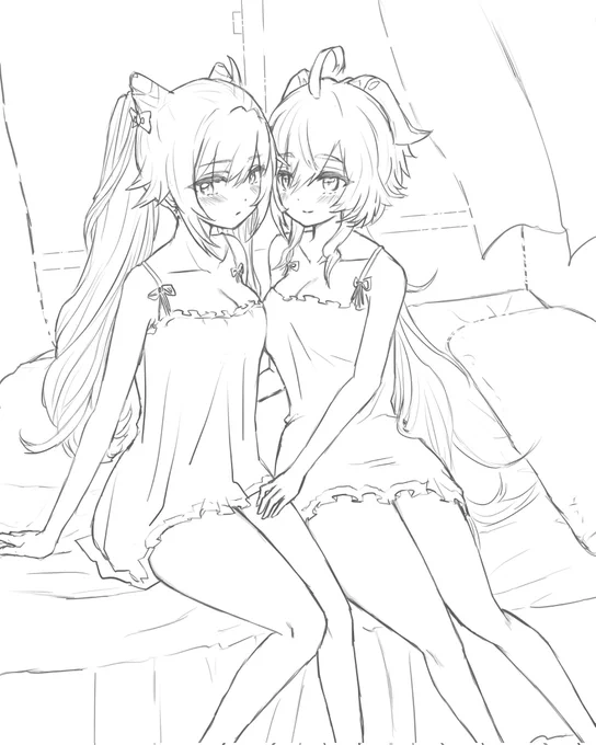 刻晴をリードしたい甘雨
#Ganqing #甘刻 
