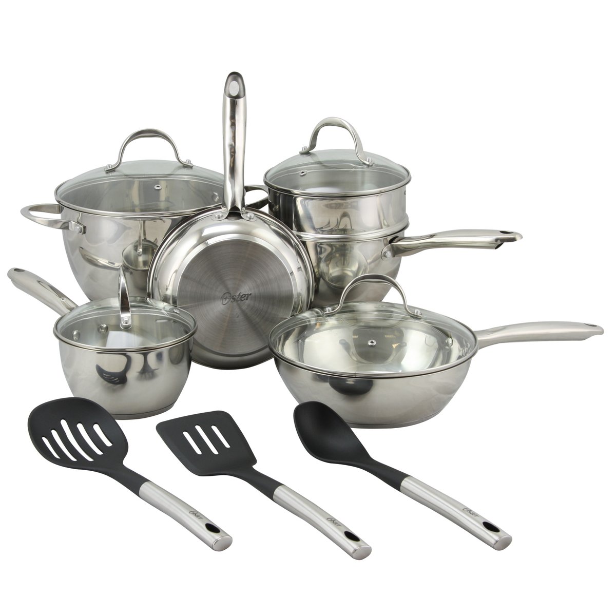 KitchenStoreDir's tweet image. Today is National Gazpacho Day.  This Oster Ridgewell 13 piece Stainless Steel Belly Shape Cookware Set in Silver Mirror Polish with Hollow Handle would be perfect for cooking this dish.  

kitchenstoredirect.com/products/view/…  

#stainlesscookware #kitchencookware #cookwarecollection