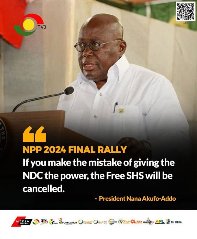 I won't make a mistake, I know the social intervention policies the NPP government has implemented.
Free SHS, Free Maternal Care, NHIS but I can't mention same for the NDC.
I am voting for Dr Bawumia👍🏽

#1TouchForBawumia
#BawumiaForPresident
#MahamaIsDisaster
#IncompetentMahama