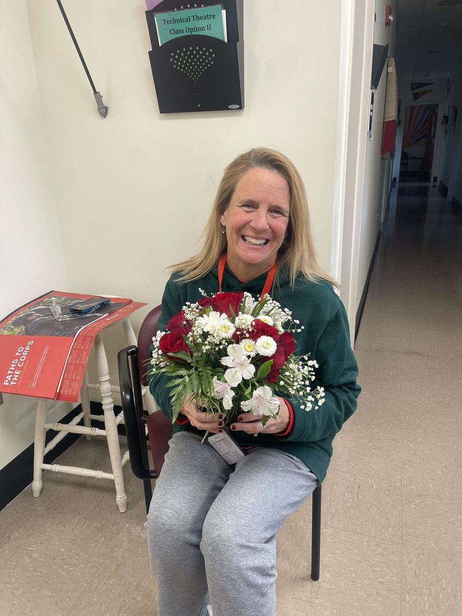 Our very own Mrs. Leigh Cvetnich won Educational-Service Professional of the year! Congratulations Mrs. C, this is so well deserved!