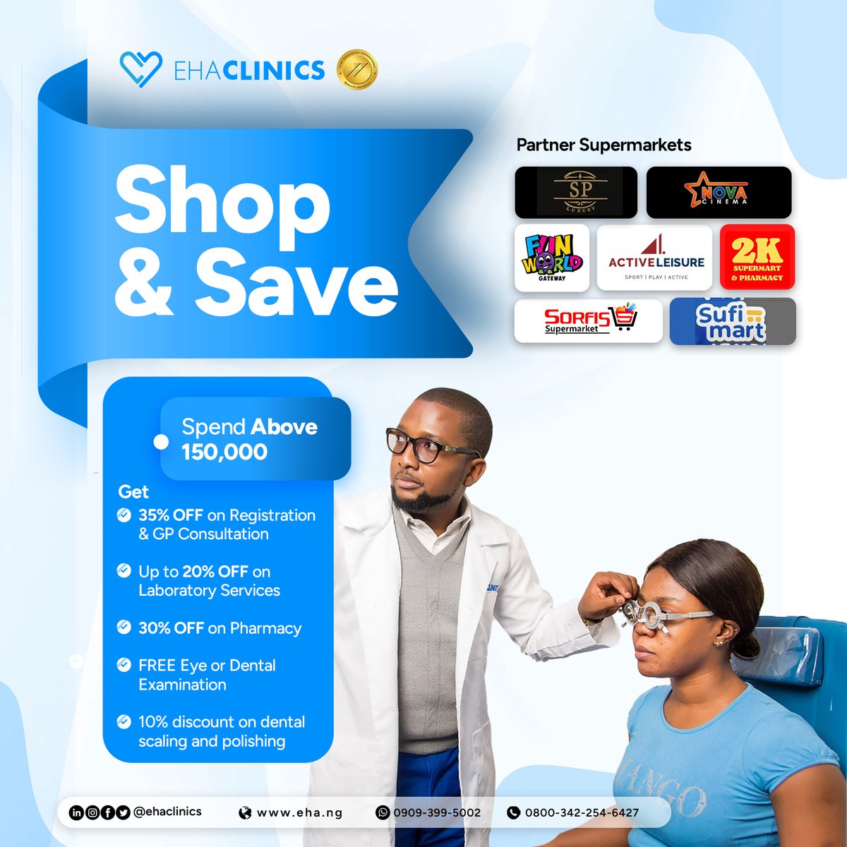 EHAClinics's tweet photo. It’s the season of giving, and we have plenty of gifts for you! 

Shop at any of our partner businesses and win huge discounts on select services at EHA Clinics. 

These offers are valid until the end of March 2024! 

So, start shopping now, and enjoy the rewards. 

#Christmas https://t.co/u8CWU5qQNZ