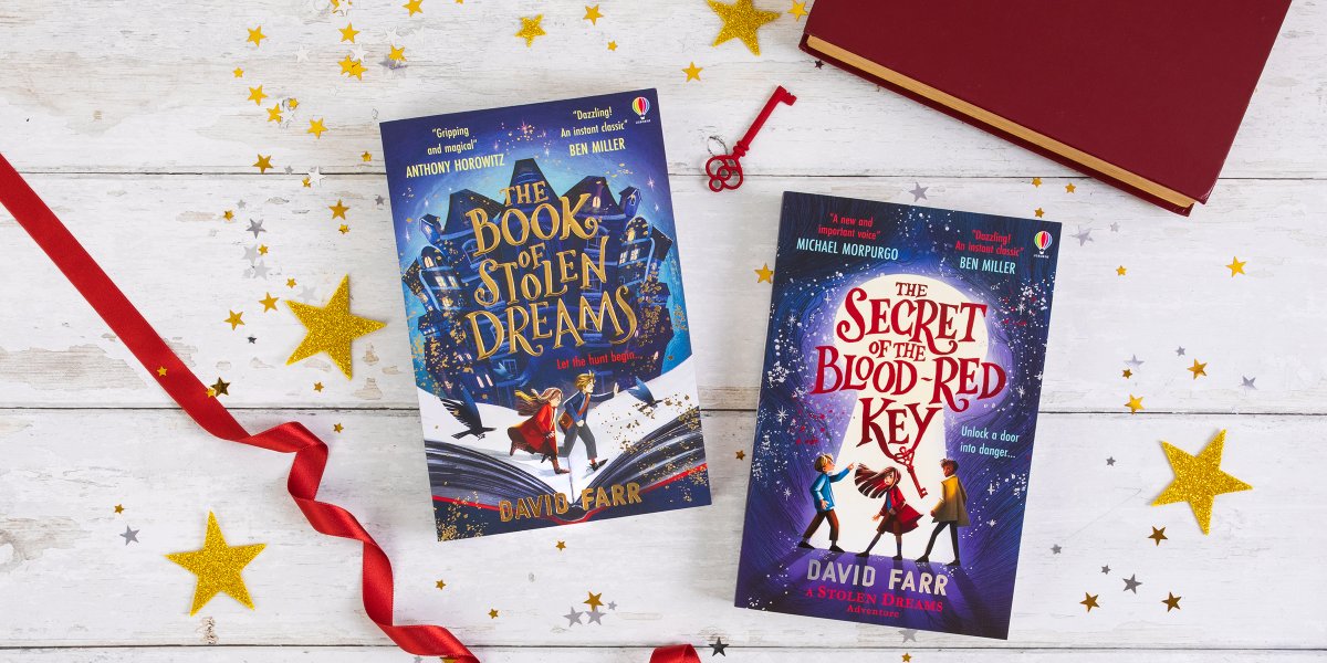 Usborne's tweet photo. Step inside the pages of an immortal adventure this Christmas and discover a truly unforgettable journey of wonder, courage and magic... ⭐🗝️
Add #TheBookofStolenDreams and #TheSecretoftheBloodRedKey to your stockings now! @DavidFarrUK https://t.co/YUK47gt6xI