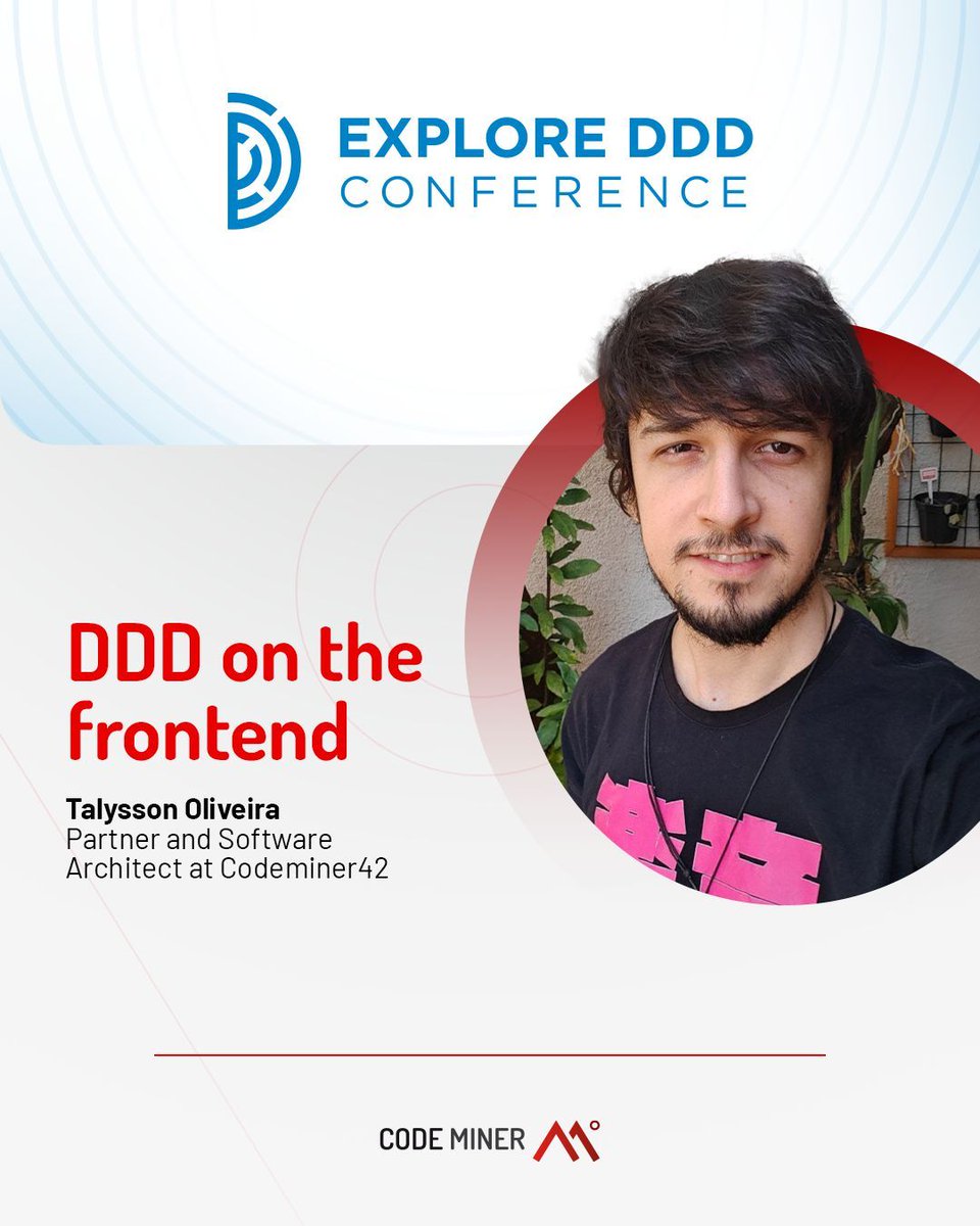 Our Partner and Software Architect, Talysson Oliveira, will be giving a hands-on session at Explore DDD 2025, one of the most renowned conferences in the DDD community, held in Denver, USA!

For tickets and more details about the event, visit: bit.ly/3D04K4U