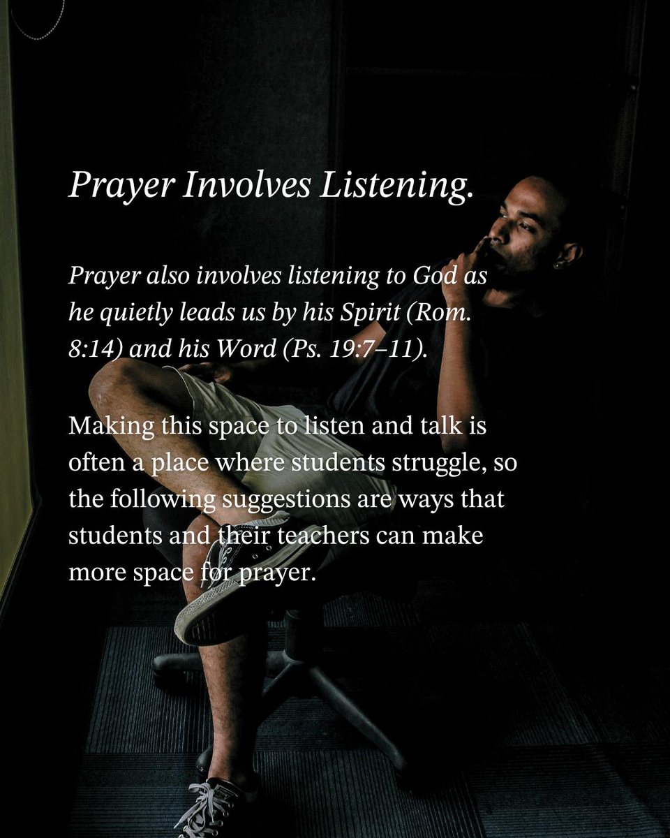 SBTS's tweet photo. "Your time in seminary will affect your practice of prayer. For many students, seminary enriches strong practices of prayer established before they ever began taking classes." –Joseph C. Harrod
Read more: https://t.co/O1OeUHJkyj
#SeminaryStudent #PrayerLife #SpiritualDisciplines
