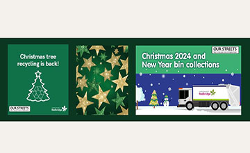 We’ve got all your waste services wrapped up this festive season. Find out about Christmas tree collections; bin collections over the festive period, and more on: orlo.uk/6yoEk
