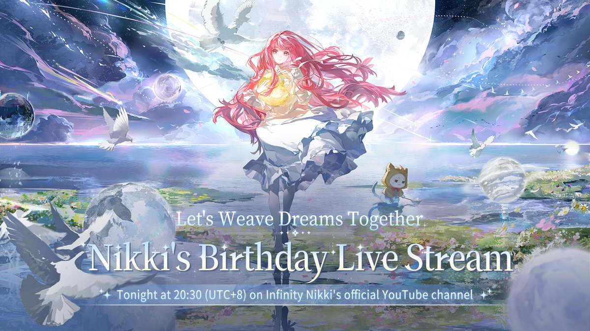 Ding dong—Special Reminder! ✨

Only 30 minutes to go until Nikki's birthday livestream begins! Nikki's been looking forward to it so much that she's a bit nervous &gt; &lt;!

Join the live room tonight at 8：30 PM to celebrate Nikki's birthday! 
🔹Livestream Time: December 6, 20:30