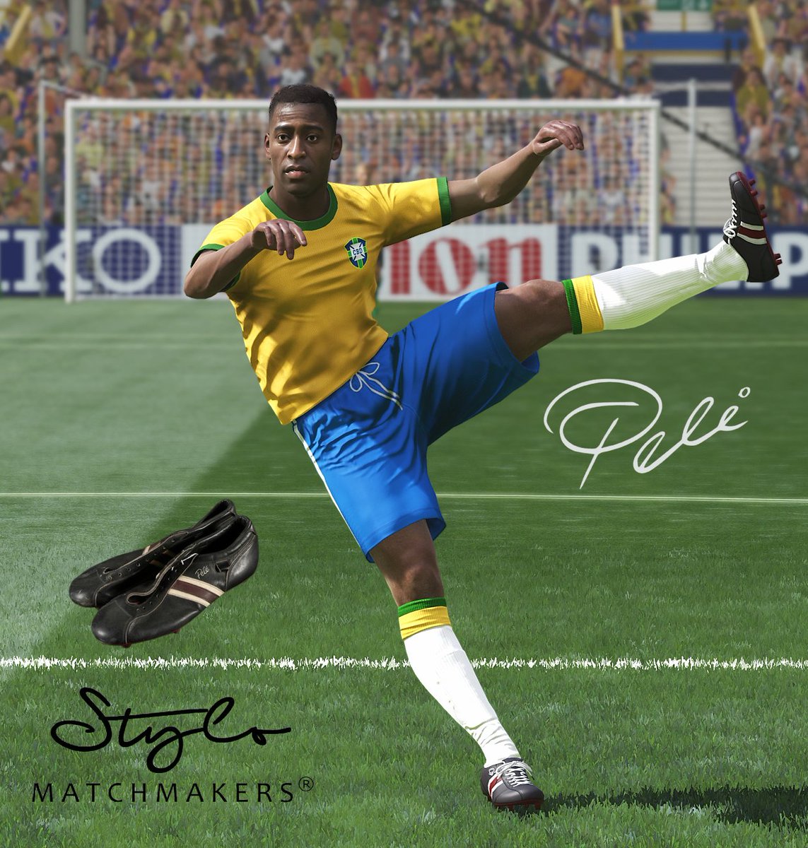 MrP_MrJ's tweet photo. Pele for Stylo Matchmakers 1966

O Rei in full flight @Everton's Goodison Park!

#PES #FIFA #football https://t.co/VyonWzu6t0
