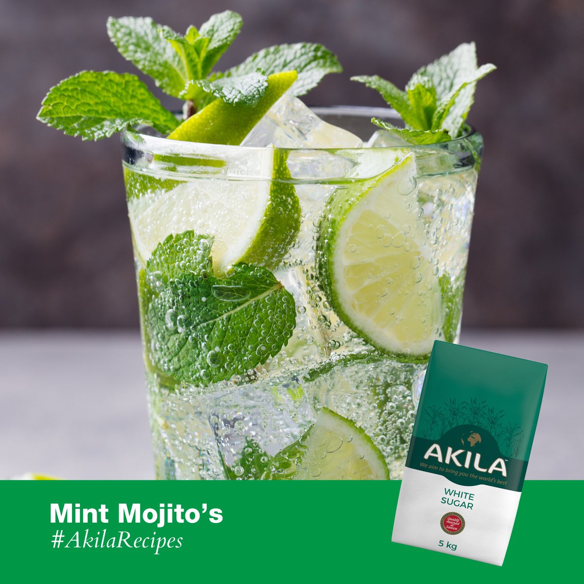 Kick off your Summer festivities with these refreshing MiKick off your Summer festivities with these refreshing Mint Mojitos made lovingly with Akila White Sugar! ✨ 

Perfect for toasting to the holidays! 🎉

#AkilaFoods  #AkilaFoodsSA #Foodie #cherrymocktails #akilasugar