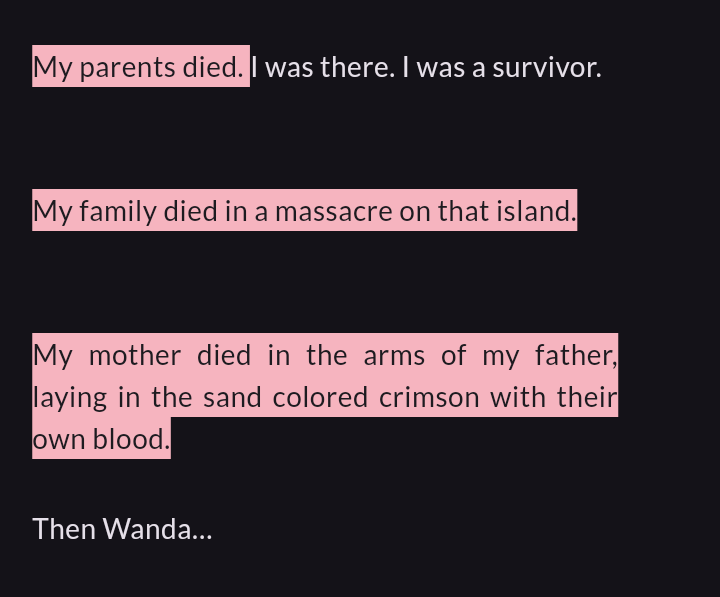sagesaldvr's tweet photo. cassandra jr. lost her memories because of the trauma, but i wonder if they didn't grow up with vince theron? so juanda didn't raise cassandra? is it just theron? i know juanda suffered severe trauma as a result of what happened to her family; https://t.co/q1tpDH7VkO