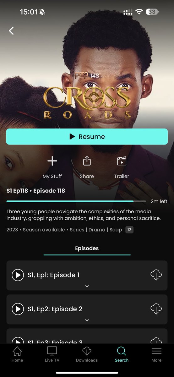 BusingyeJose's tweet photo. Before Cindy makes her debut, catch up on any episodes you’ve missed and get up to date with all the drama in #Crossroads!
Season 2 is dropping on December 24th, and it’s about to get even hotter! 🔥
Download the #DStvStreamApp now to catch up: https://t.co/5pw70YqBHr https://t.co/vjQJPci4t0