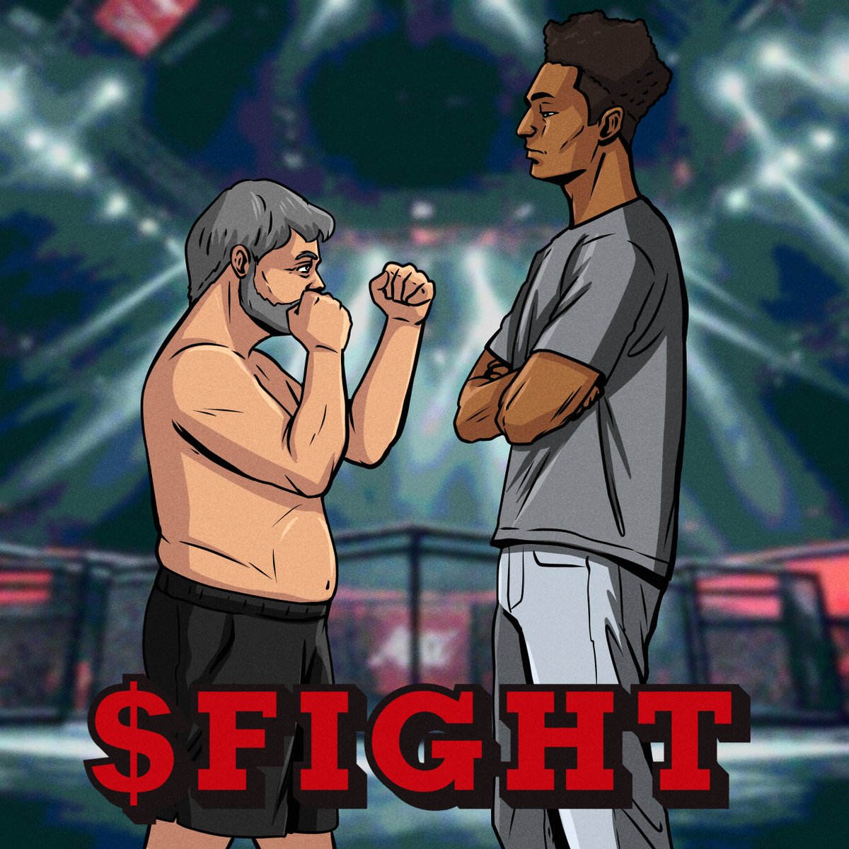 Ansem_Bitboy's tweet photo. @JakeGagain Your coworkers are fighting tonight, you're gonna watch the $FIGHT https://t.co/hcpSQ7z2OJ