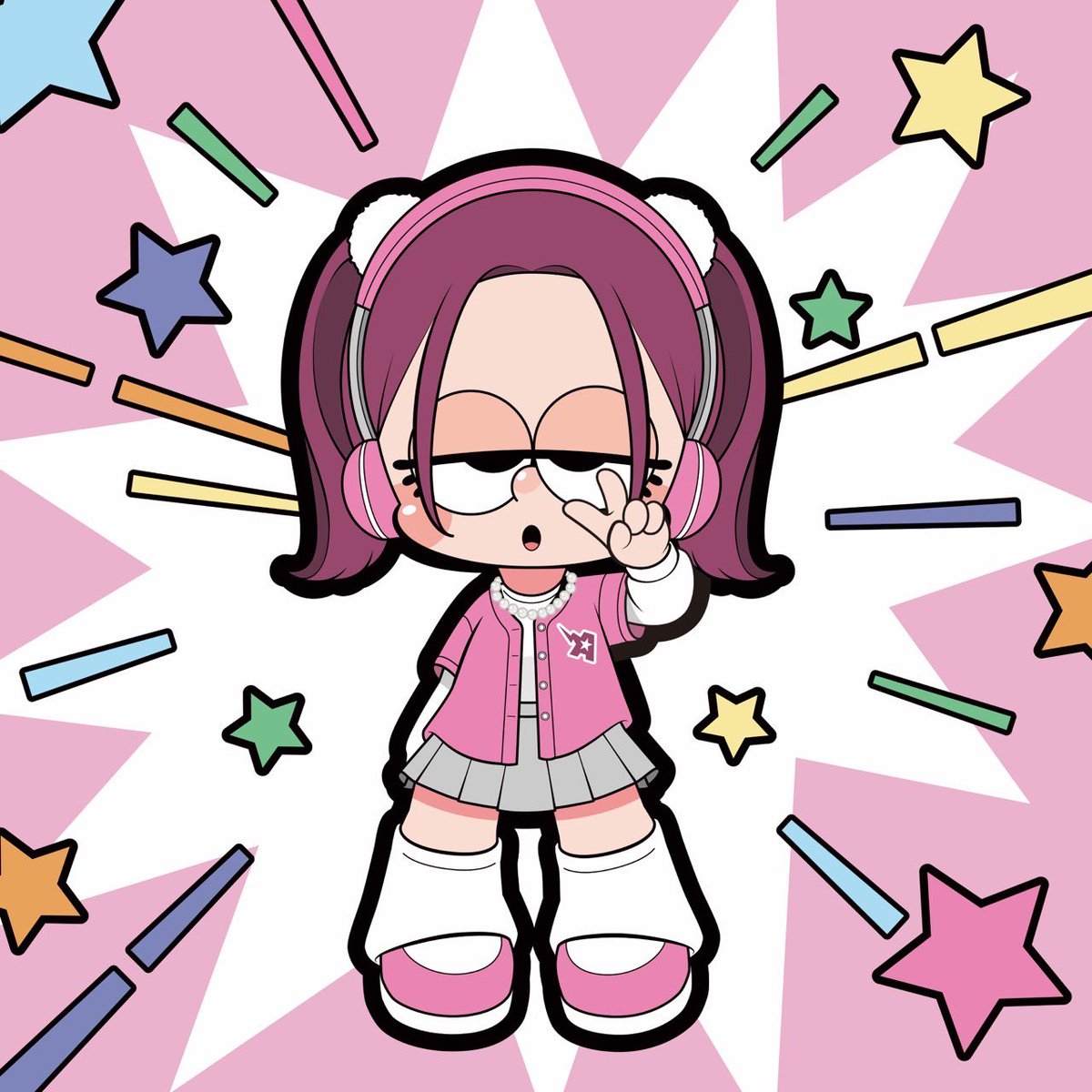 STAR⭐️ #絵 #イラスト #フリーアイコン #1日1絵 #アイドル #freeicon