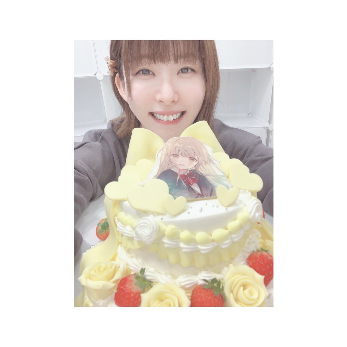 可愛くて豪華なケーキでした✨ #真昼お誕生日会 #お隣の天使様