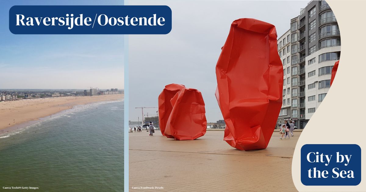 This Friday we head to Raversijde, a part of the Flemish city Oostende. Riversijde is home to a pilot in the #InterregNorthSea project Manabas Coast and known for the Atlantik Wall. Oostende  is the largest coastal city in Belgium and goes under the name “City by the Sea”.