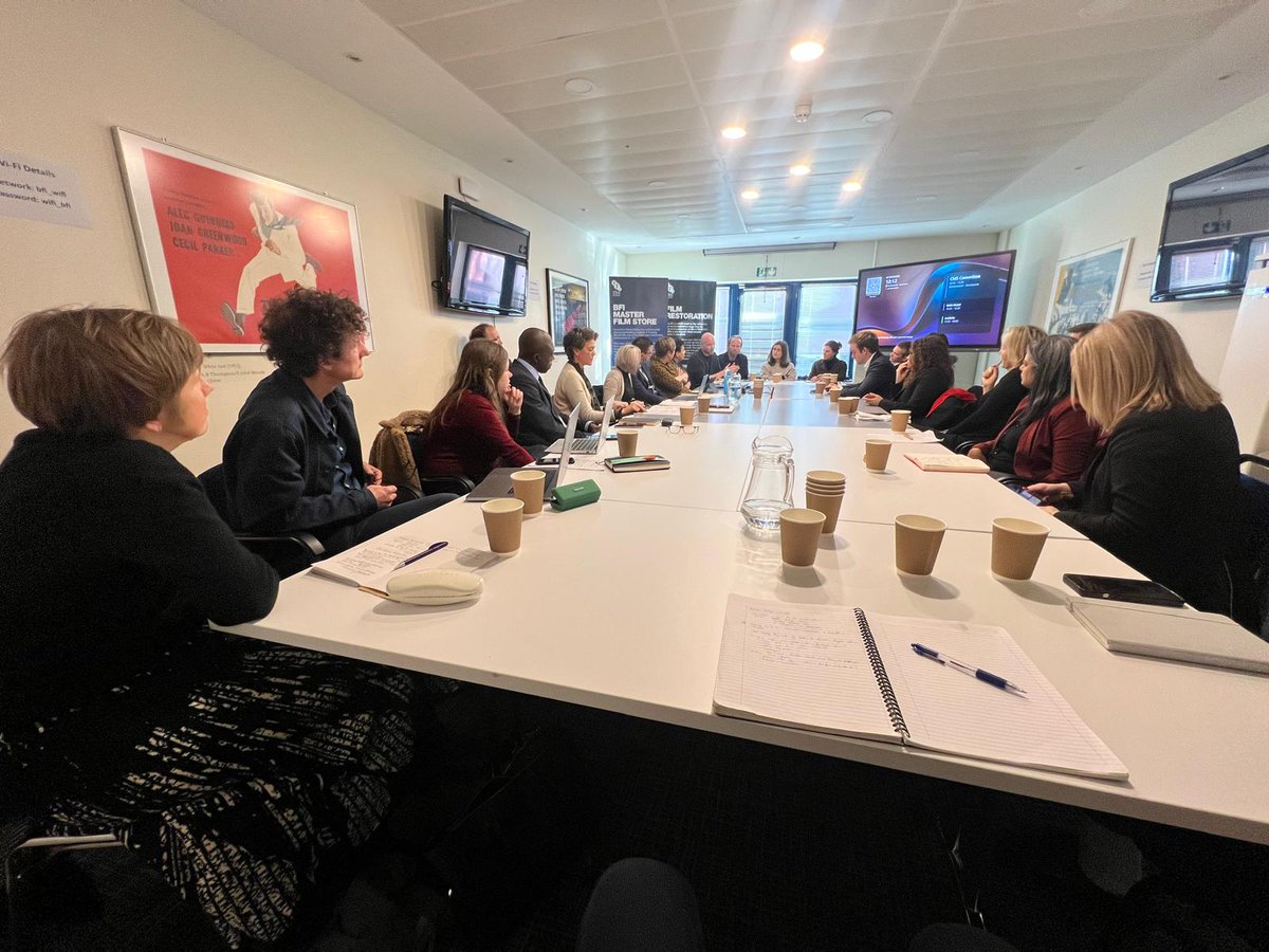 🎞️ We had a fantastic time at the <a href="/BFI/">BFI</a> National Archive earlier this week, learning about their important work in film preservation. We also took time to discuss the UK’s screen heritage and why it is so crucial to our nation's cultural landscape.