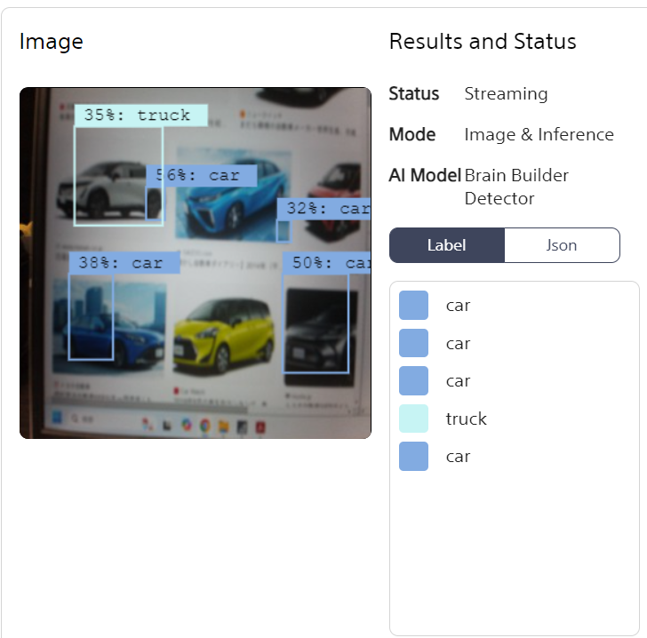 akaMk_2's tweet photo. 12時間以上学習に時間かけたのに、Object Detectionは精度いまいちやなぁ…
確認してみたら https://t.co/KiQcLKv26G の学習モデルのラベルの分類や選択範囲が一部適当だったっていうのに気づいたってのはあるけど
#AITRIOS #BrainBuilder https://t.co/z3t7ZlVE9E