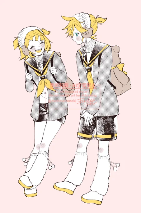もこもこみね#鏡音リン #鏡音レン 
