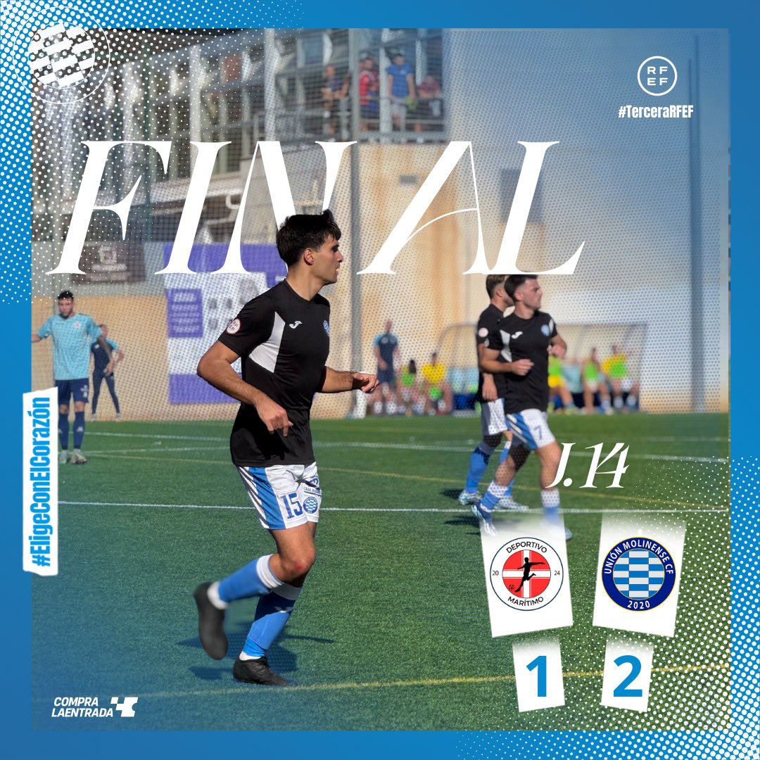 90’| Final del encuentro en Cartagena.

¡OTRA MÁS! ¡SOIS UNOS GUERREROS FAMILIA!

Una primera parte excelente, y una segunda donde el equipo supo luchar para mantener la ventaja hasta el final.

Deportivo Marítimo 1-2 #UniónMolinenseCF

#MarítimoMolinense | 
#EligeConElCorazón💙