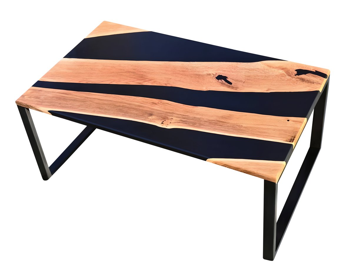 Polar_Wood's tweet photo. 🌳 Polar Wood presents: an exclusive handmade coffee table! ✨

This unique table combines the natural beauty of oak with the elegance of black epoxy resin. Every piece is handcrafted with attention to detail to bring style and warmth to your home. https://t.co/1QiN20ALQp