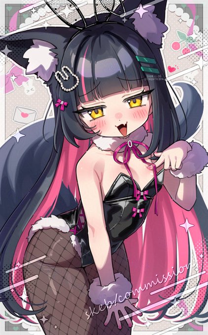skeb絵です～🍒💌 