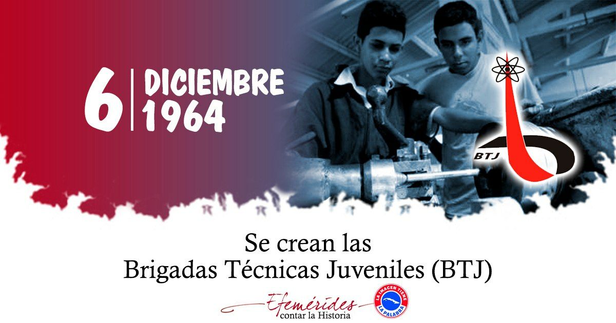 DrRobertoMOjeda's tweet photo. Desde hace 60 años las Brigadas Técnicas Juveniles encauzan y estimulan la inventiva infinita de los más jóvenes. Su aporte a #Cuba es muy necesario para enfrentar la guerra económica del imperio. #DePieYCombatiendo https://t.co/ImV6QaIgp9
