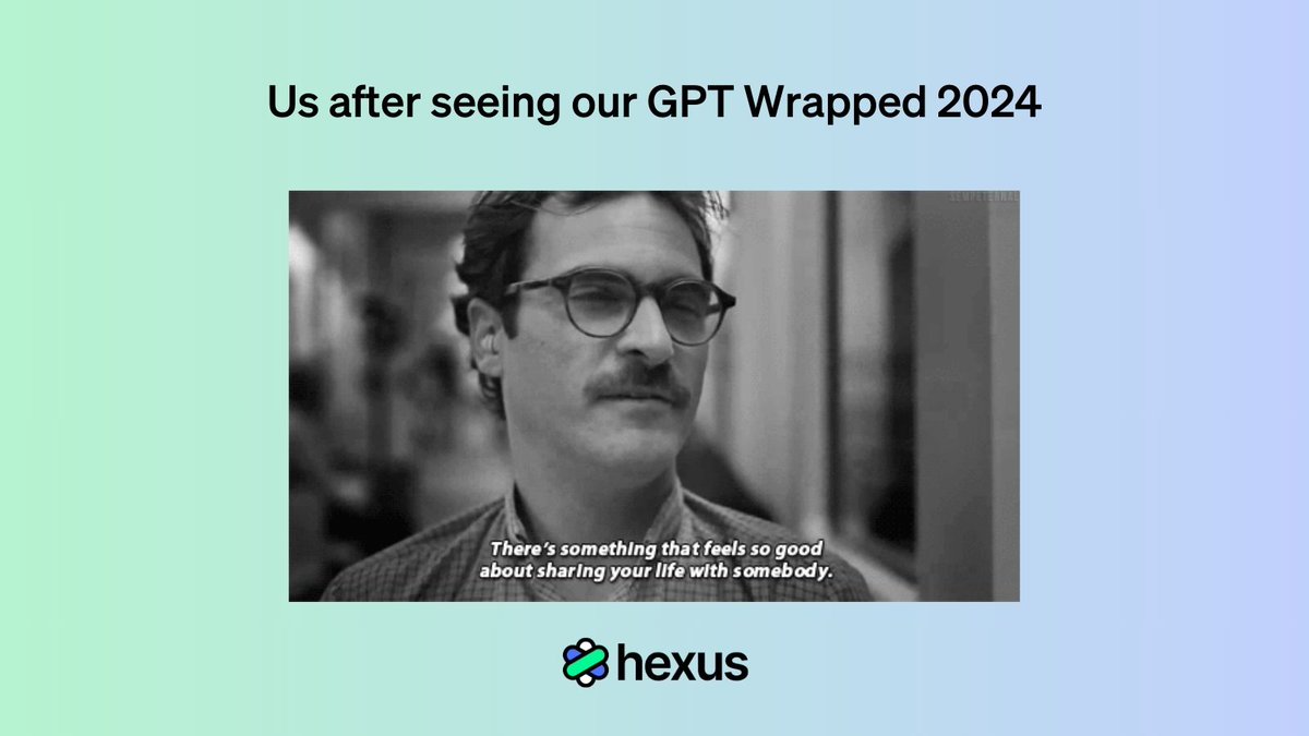 Yes, we all saw your Spotify Wrapped but what about your GPT Wrapped?

We built a fun tool that analyzes how you used your favorite AI Assistant (Chat GPT/Claude) this year.

Simply export your data from ChatGPT/Claude and upload the zip file on the link in the comments.

And