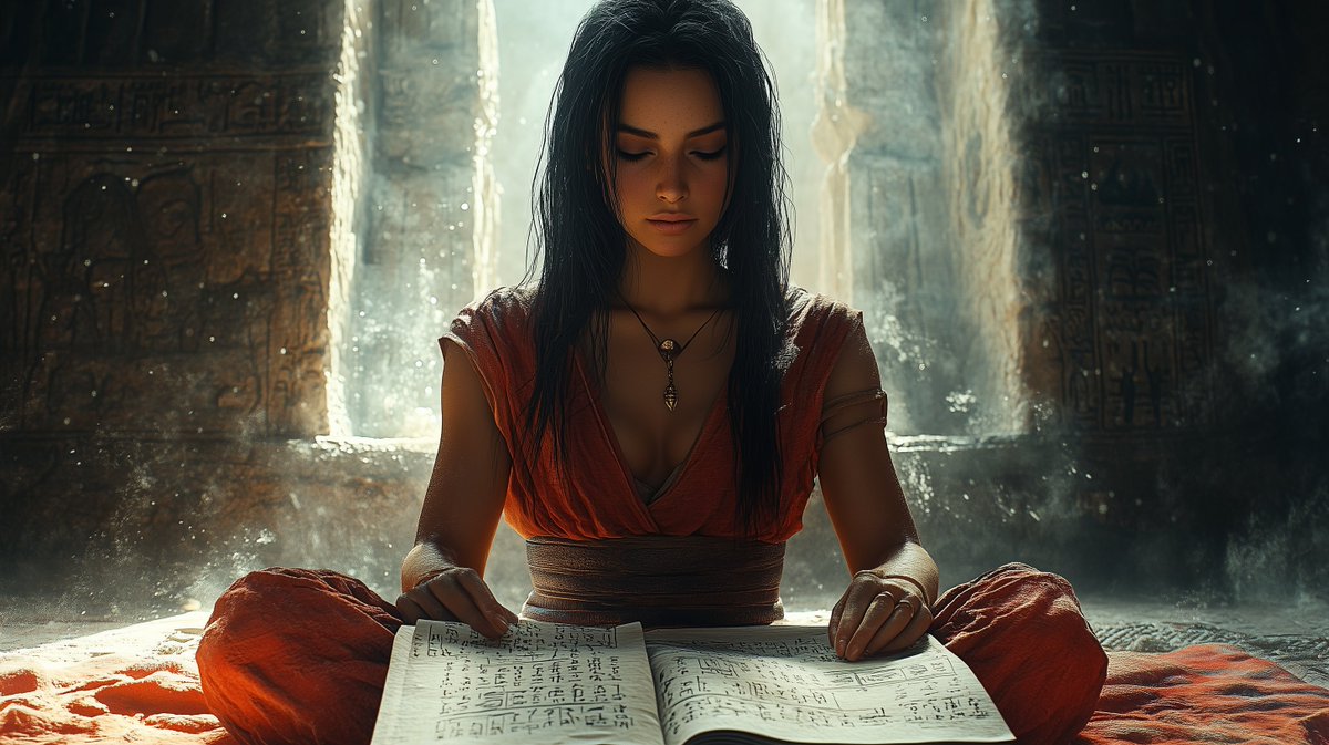 Malzahran2's tweet photo. Keeper of Ancient Secrets π
Decoding the mysteries of a timeless civilization. What story do you think she holds? πβ¨
Image Created by #midjourney
#AncientWisdom #MysticalJourney #TimelessSecrets
Try the Prompt in Alt π & share your creativity π¨ https://t.co/PMV5JxN1pk