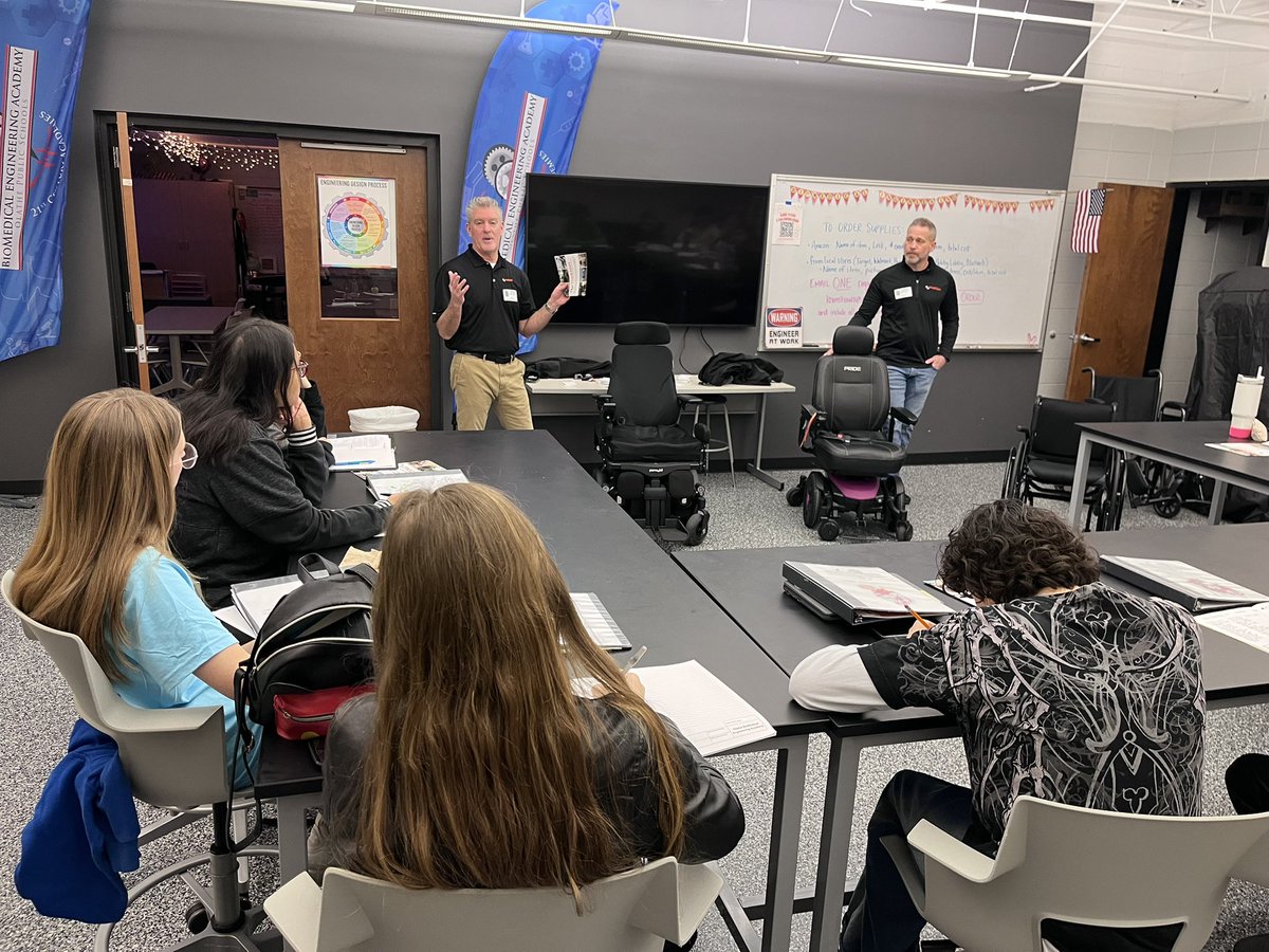 21stBioMedEngAcademy (@olathebioeng) on Twitter photo Thank you to Steve and Tyler from Numotion who came out and helped the Juniors learn about what it takes to customize a wheelchair for a client. Such important work! <a href="/OlatheSouthHS/">Olathe South HS</a> <a href="/Olathe21st/">21stCenturyAcademies</a> Thank you to Steve and Tyler from Numotion who came out and helped the Juniors learn about what it takes to customize a wheelchair for a client. Such important work! <a href="/OlatheSouthHS/">Olathe South HS</a> <a href="/Olathe21st/">21stCenturyAcademies</a>