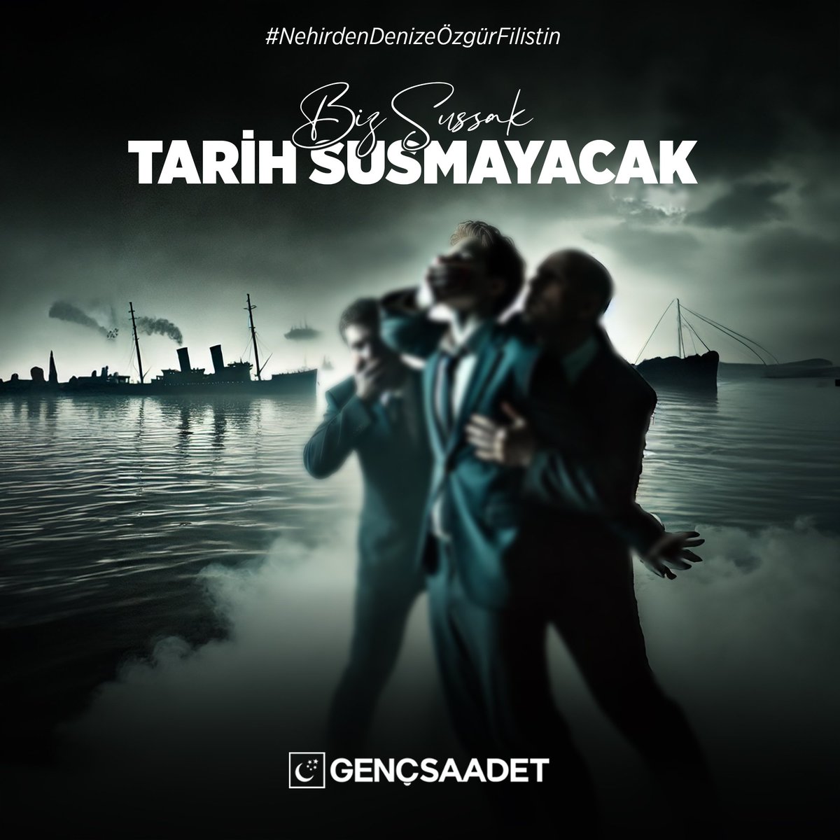 Biz sussak tarih susmayacak!
#NehirdenDenizeÖzgürFilistin! 🇵🇸