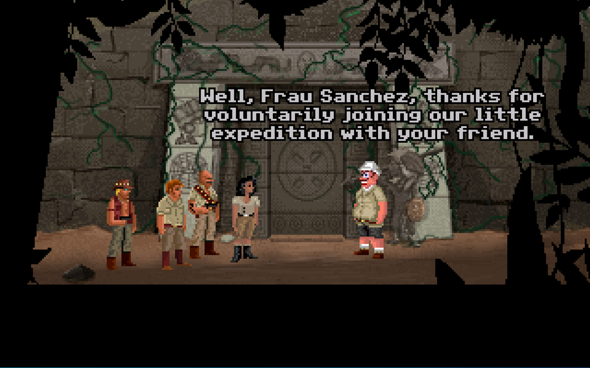 <a href="/CaveHikers/">Cave Hikers</a> Happy #PointNClickFriday and thanks for hosting!

I'm still working on the full game of Temple of the Three Rules!

Find the treasury of the legendary Aztec emperor Eitlcuaitl to rescue you and your friend.

🧐ramoramainteractive.itch.io/temple-of-the-…

#game #indie #retro