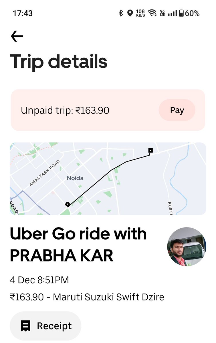 HimaniSaraswat6's tweet image. Dear @Uber_India, @Uber_Support
@dkhos On Wed, I booked a cab &amp;amp; paid the driver via his QR (ss attached), though I selected PhonePe in-app. Later, the trip showed as unpaid, blocking me from booking another ride. Raised a complaint, but no response for 2 days #UberIndia #0support