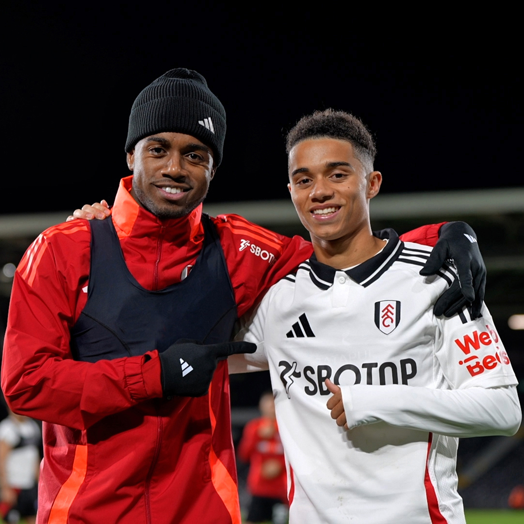 FulhamAcademy's tweet photo. Two of our own. 🥹 https://t.co/VUSkwYyINq