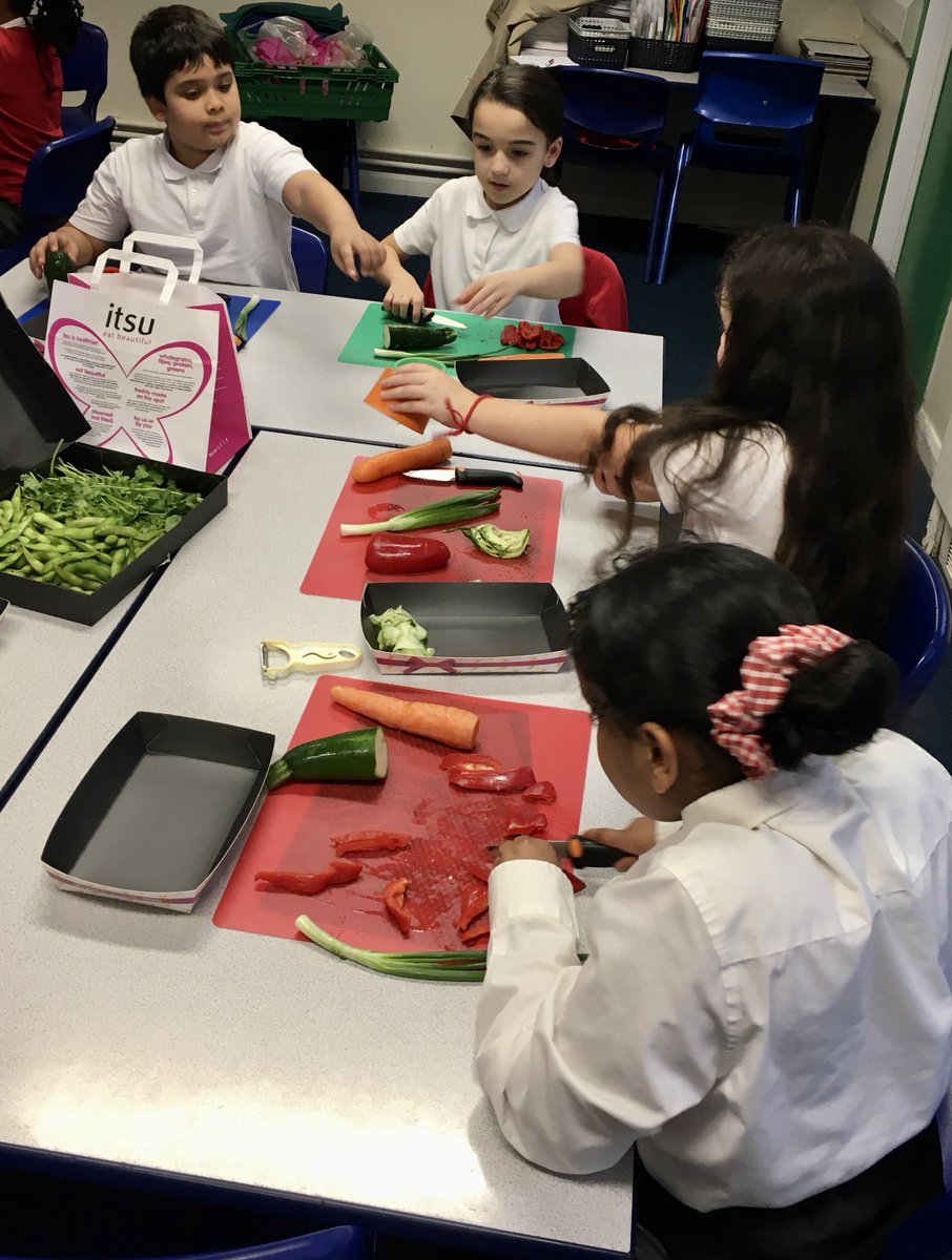 CPSE15's tweet photo. Wow! Year 4 loved the nutritional cookery lesson they had with the @ItsuOfficial CKP team! Thank you for the delicious treats and for such a fun and valuable lesson! https://t.co/lbTAWaNr0o