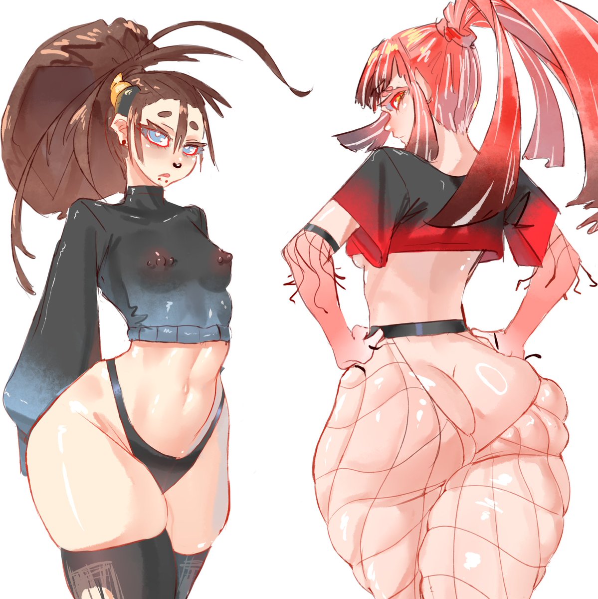 XolbaJ's tweet photo. Gothicc girls #Oc https://t.co/YxtQcs8Doe
