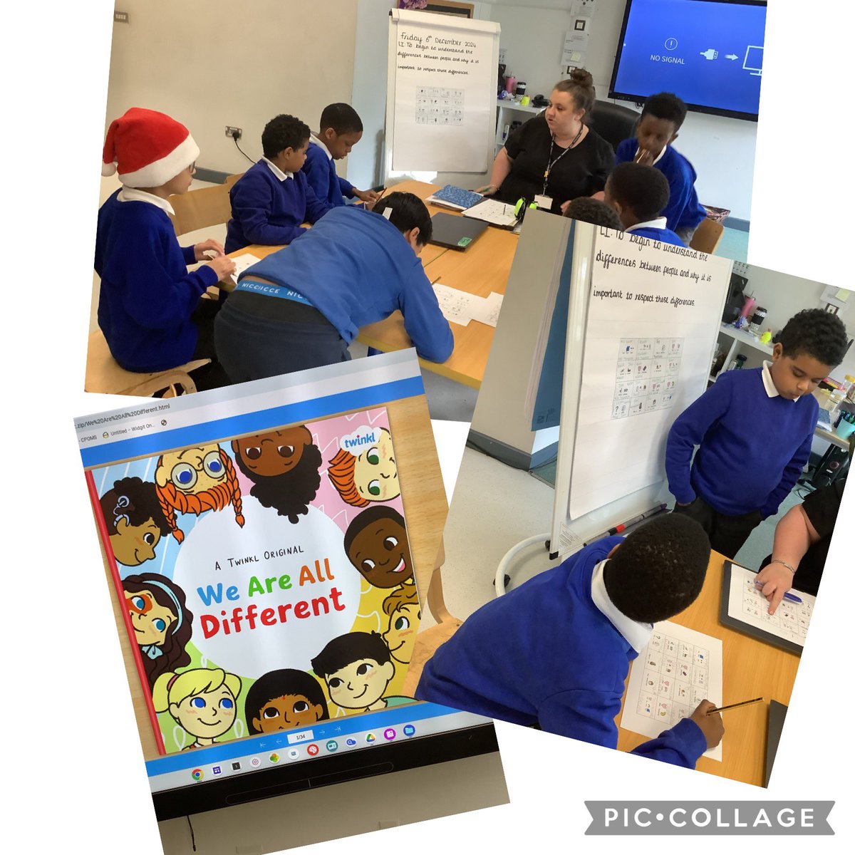 Respecting each other’s differences, was our RHE topic today. The children engaged in a discussion about their likes and dislikes, including personal appearances and families. We discovered we are all different in one way or another, and It,s ok! <a href="/foxfield/">FoxfieldPrimary</a> #diversity #inclusion