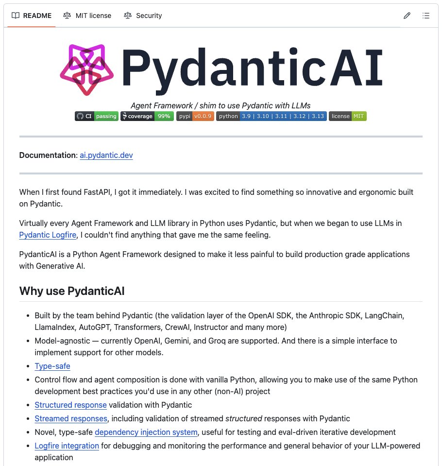 akshay_pachaar's tweet image. PydanticAI: Build production-grade Agentic AI apps in pure Python!

PydanticAI offers the same elegance and ease of use as FastAPI, now extending that experience to building production-grade LLM applications.

Why PydanticAI?

🔌 Model-agnostic
✅ Type-safe &amp;amp; production-ready
🔄…
