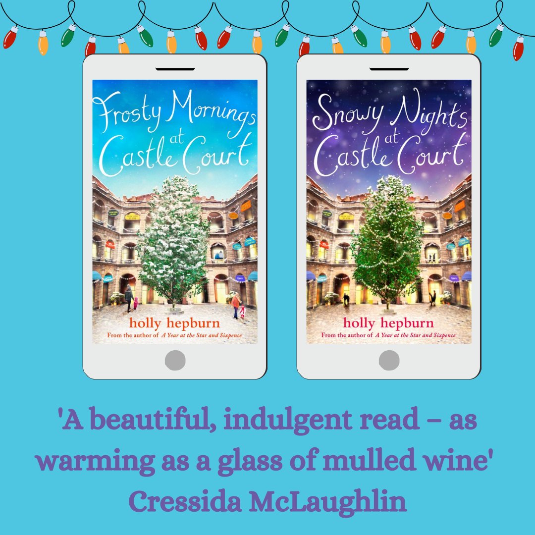 BookMinxSJV's tweet photo. Who's in the mood for some festive short stories? Holly Hepburn's got your back! Enjoy a trip to #CastleCourt on a frosty morning and a snowy night...

'A beautiful, indulgent read, as warming as a glass of mulled wine' Cressida McLaughlin https://t.co/CC5boNCAXX