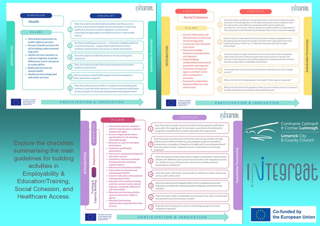 LimerickCouncil's tweet photo. Delighted to take part in the Integration Stakeholders Event in Bologna last week, representing Limerick and sharing best practices from the EU #INTEgreat Project.
#LimerickEdgeEmbrace #Limerick
@BallafonOnlus @OCC_Project @DorasIRL https://t.co/bz3zqcVs2Z