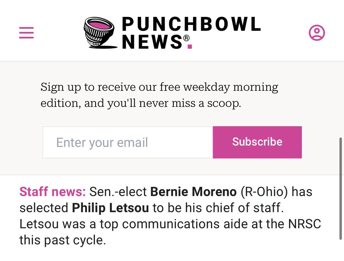 MikeKBerg's tweet image. Big congrats to @philipletsou, who led NRSC comms in OH/PA and for every incumbent Senate Republican (they all won). 

Well deserved.