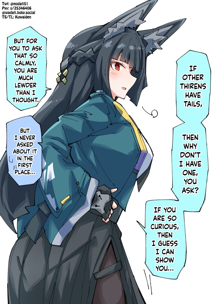 Chief Miyabi and Tail by @nodati51 Mysteries of Thirens #ゼンゼロ