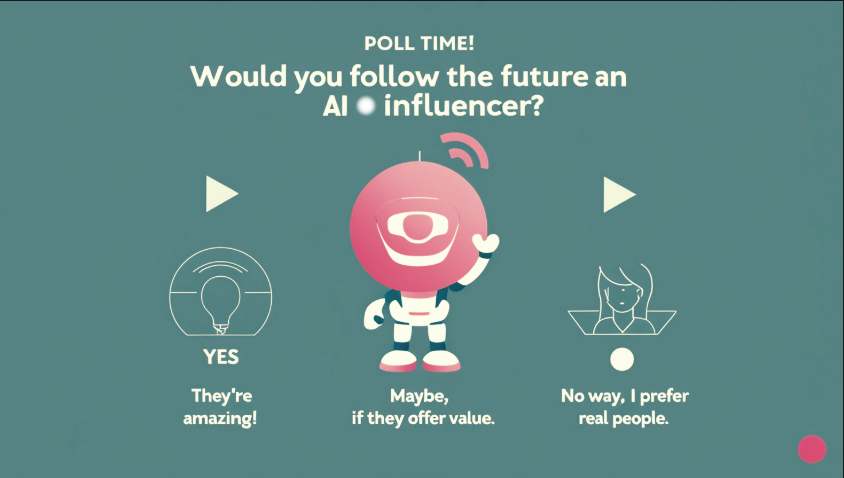 techflowspot's tweet photo. 📢 Poll Time!
Would you follow an AI influencer?
👍 Yes, they’re amazing!
❤️ Maybe, if they offer value.
😲 No way, I prefer real people.
📖 Find out why brands are betting big on AI influencers: https://t.co/UYI43uuw2Q
#Poll #AIInfluencers #DigitalMarketing #FutureTrends https://t.co/7pW7b3N77n