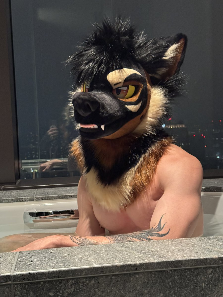 Join for a bath?? 🐾

#fursuitfriday