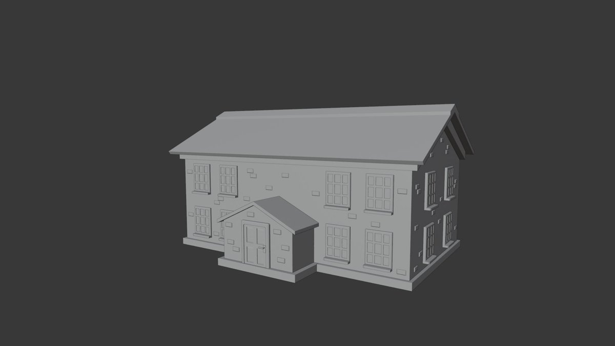 Some houses I made for a project I'm helping out on, I think I'm getting better at making buildings in Blender now, but I really need to learn how to do 3D roof tiles like a lot of low poly games use. 😅

#Roblox #RobloxDev #Blender #3DModel