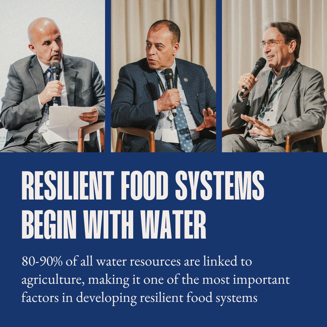 Effective water management is essential to combat desertification and secure global food resilience. 

With 95% of food relying on land, solutions like rainfall harvesting, affordable desalination, and vertical farming are critical for addressing water scarcity. At the “The